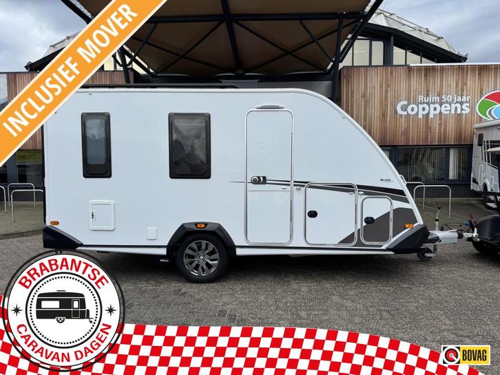Knaus Sport & Fun Black Edition 480 QL 2021 MOVER +, Caravans en Kamperen, Caravans, Bedrijf, tot en met 3, 1000 - 1250 kg, Standaardzit
