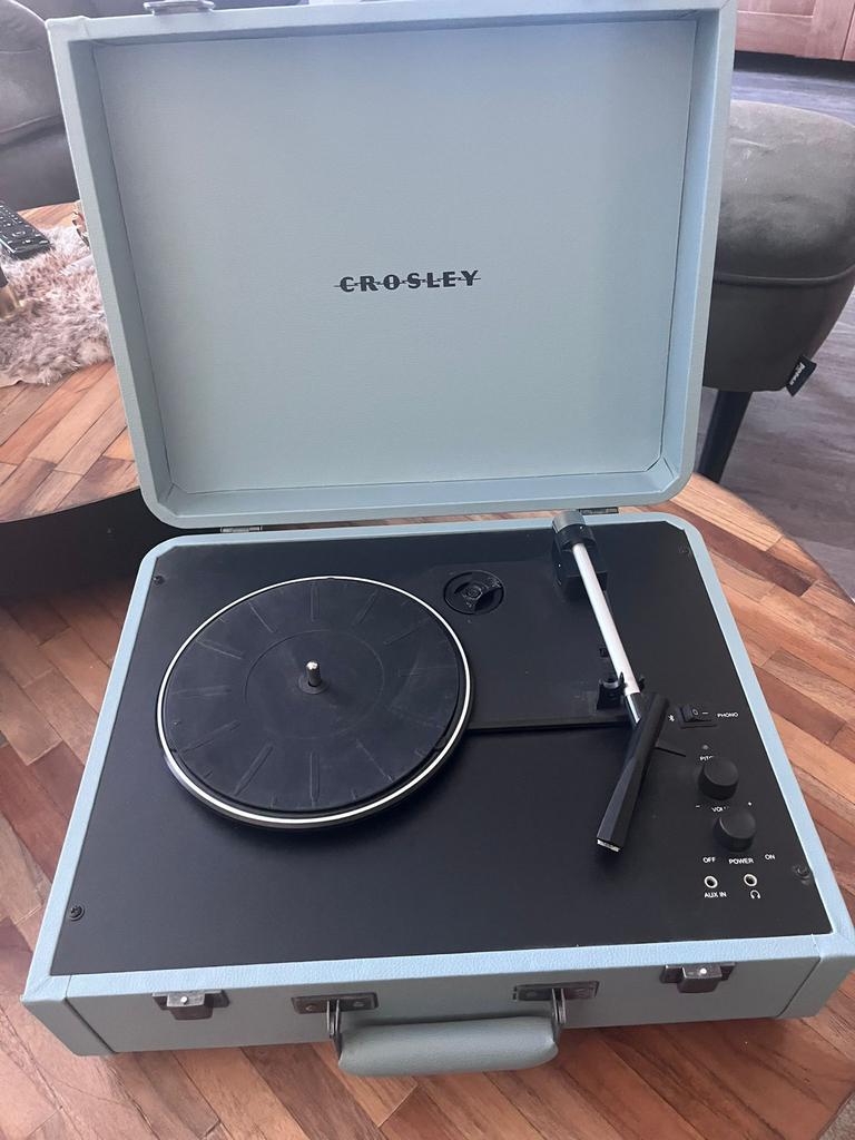 Crosley CR6252A platenspeler, Overige merken, Pitch-regelaar, Ophalen of Verzenden, Zo goed als nieuw