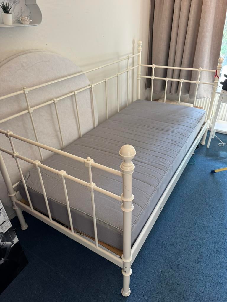 Bed 90x200, Huis en Inrichting, Slaapkamer | Bedden, Ophalen, Gebruikt, 90 cm, Eenpersoons