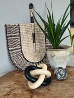 Decoratieve houten knoop – zwart & naturel, Ophalen of Verzenden, Zo goed als nieuw, X, X