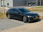 Audi A6 40 TDI 204pk S Tronic 2018 Grijs, Zwart, 2000 kg, Leder en Stof, Origineel Nederlands