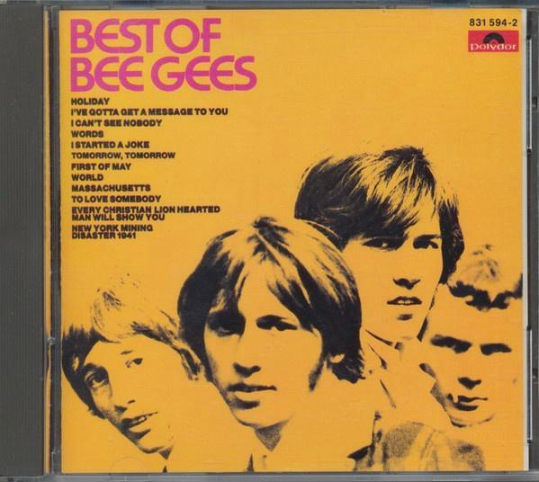 Bee gees – best of bee gees cd 831 594-2 us 1987 full silver, Cd's en Dvd's, Cd's | Rock, Zo goed als nieuw, Poprock, Verzenden