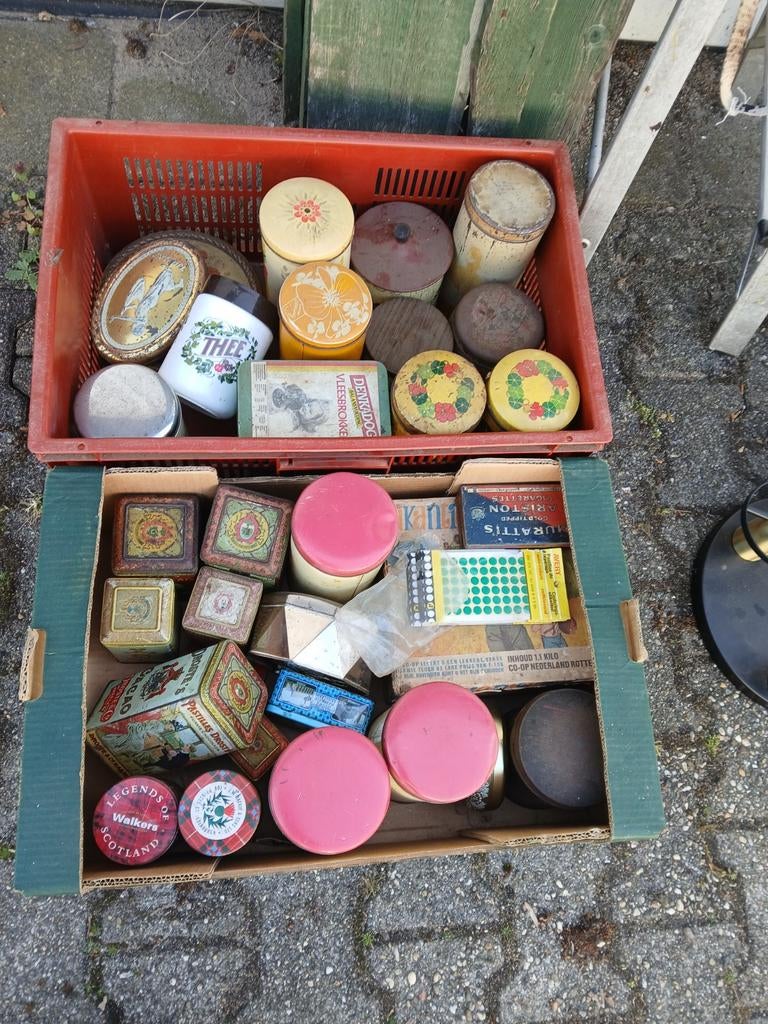 Diverse blikken, Ophalen, Gebruikt, Overige