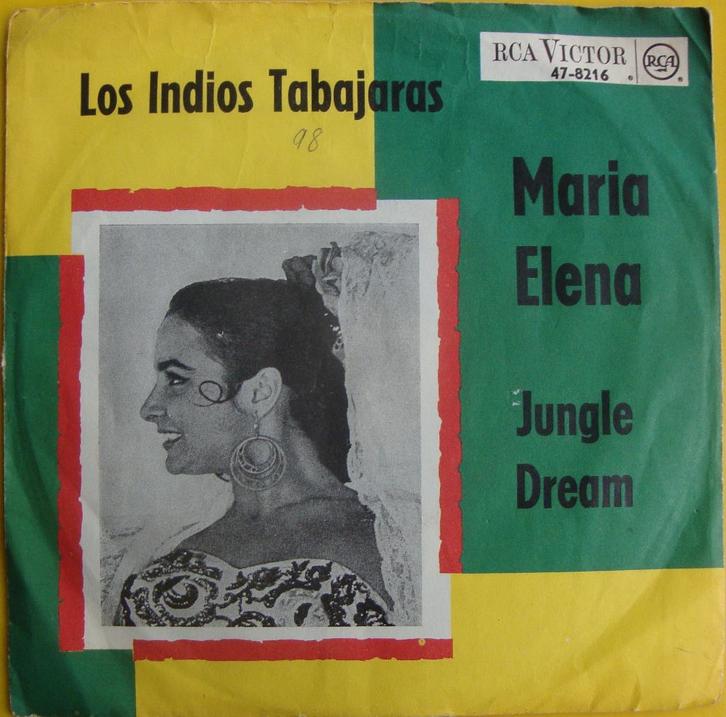 los indios tabajaras - maria elena (2), Cd's en Dvd's, Vinyl Singles, Gebruikt, Single, 7 inch, Ophalen of Verzenden