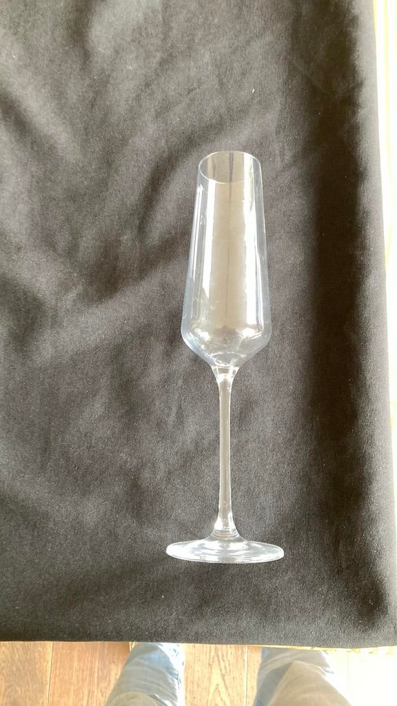 Champagne glazen kristal., Antiek en Kunst, Verzenden
