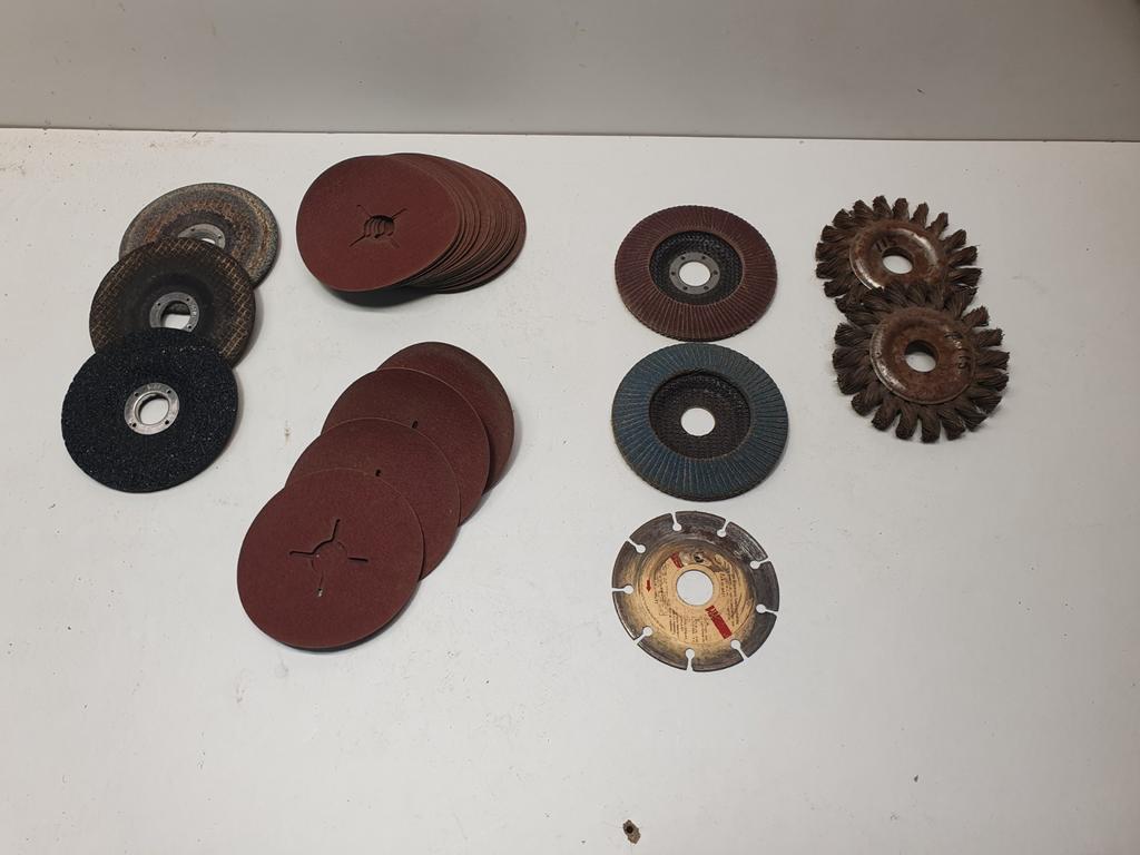 Slijpschijven, staalborstels, schuurschijven 115 mm, Ophalen of Verzenden
