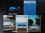 5 stuks Opel Manta brochures, Ophalen of Verzenden, Gelezen, Opel