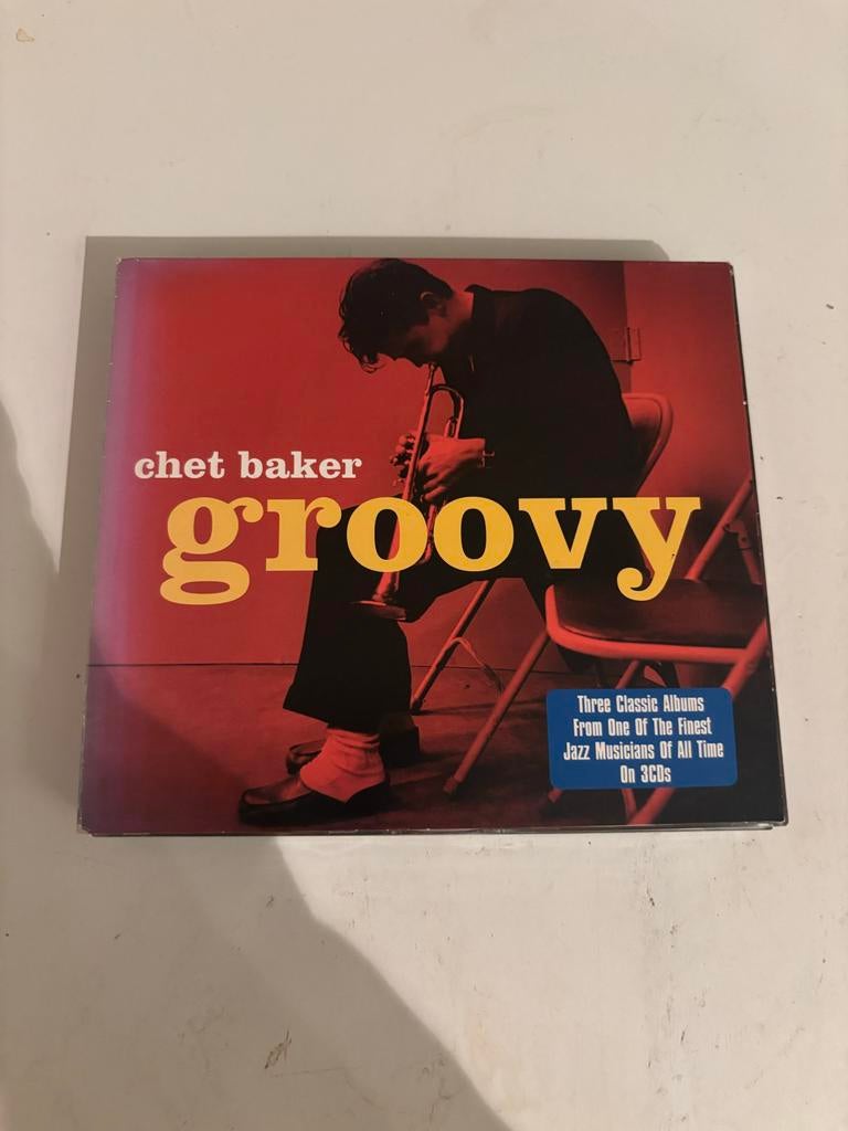 Chet Baker - Groovy (3 Classic Albums op 3CD's), 1960 tot 1980, Boxset, Ophalen of Verzenden, Zo goed als nieuw