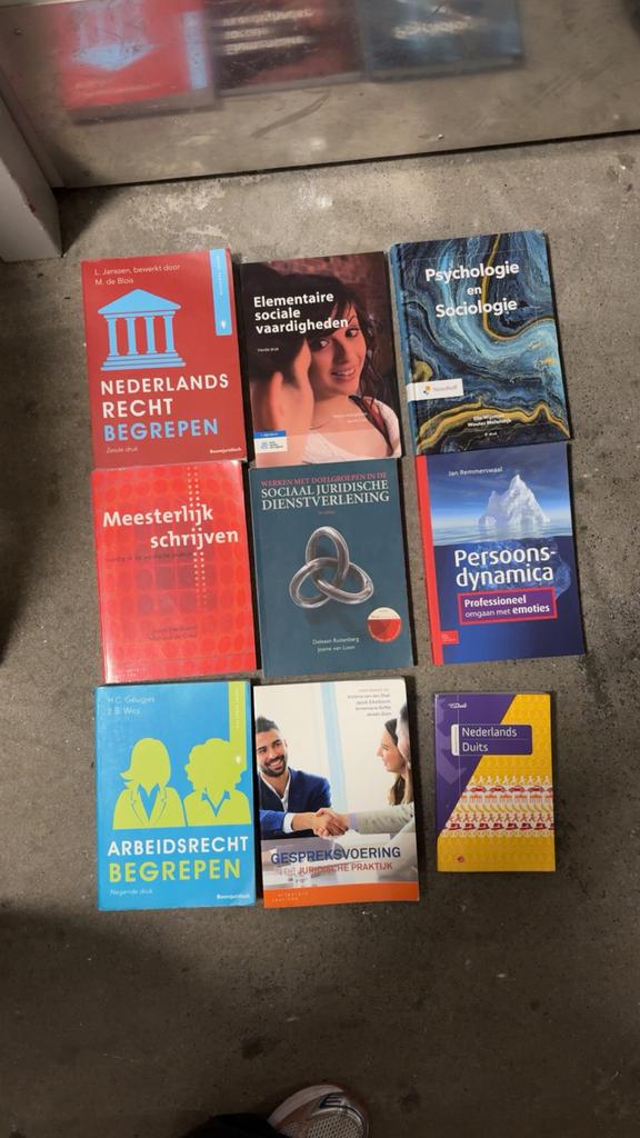 Sjd leer boeken (sociaal juridisch dienstverlening), Ophalen, Zo goed als nieuw