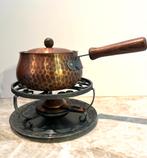Retro koper fonduestel SIGG, Ophalen of Verzenden, Zo goed als nieuw, Brander, Fondueset