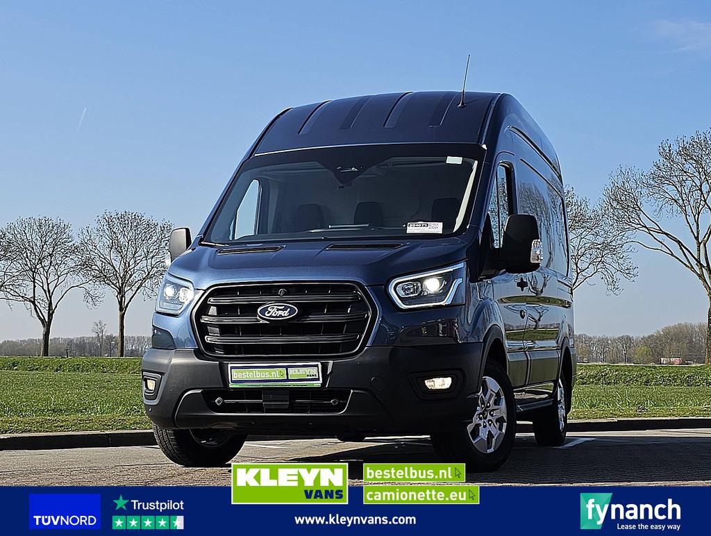 FORD TRANSIT 2.0 l2h3 xenon carplay!, Auto's, Gebruikt, Euro 6, Blauw, Bedrijf