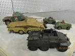 5 Pantserwagen modellen 0.A. 1/43 Schuco Matchbox Lesney, Gebruikt, 1:32 tot 1:50, Ophalen of Verzenden