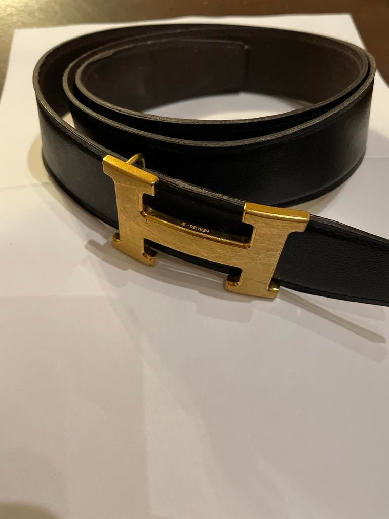Hermes heren riem (zwart), Kleding | Heren, Riemen en Ceinturen, Minder dan 95 cm, Ophalen of Verzenden, Riem of Ceintuur, Gedragen