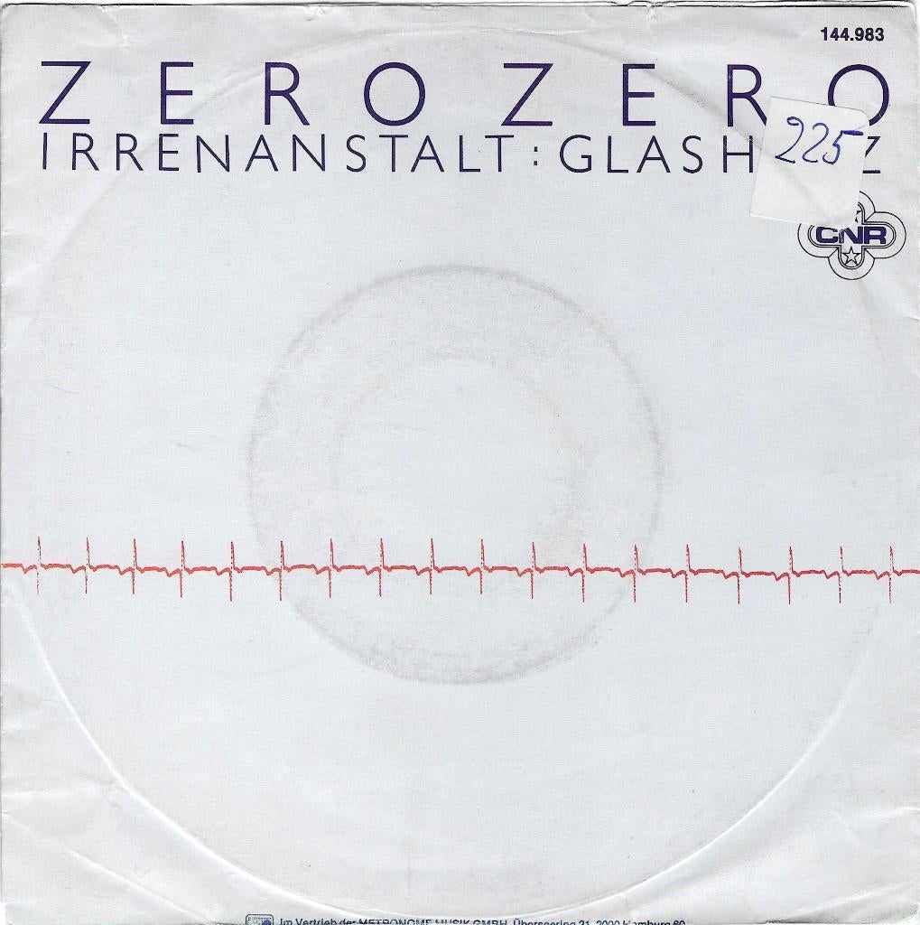 zero zero / irrenanstalt - electronic/punk/synth, Gebruikt, Verzenden, 7 inch, Single