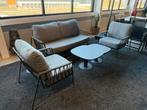 Loungeset sofa grijs, Ophalen, Zo goed als nieuw, Bank