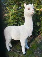Alpaca, lama, wit, tuin, gazon, manege, boerderij 55cm, Tuin en Terras, Tuinbeelden, Ophalen, Nieuw, Kunststof, Dierenbeeld