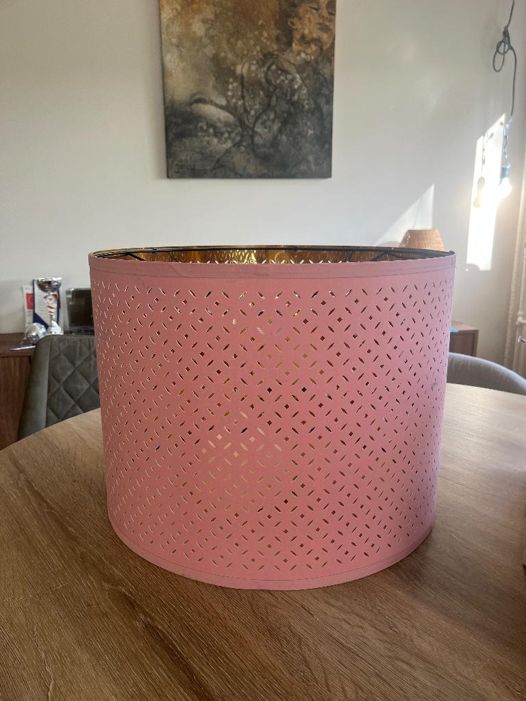 Hanglamp Ikea Nymö roze/goud, Ophalen, Zo goed als nieuw, Minder dan 50 cm