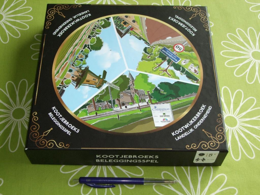 Kootjebroeks beleggingsspel (lijkt op monopoly), Hobby en Vrije tijd, Gezelschapsspellen | Bordspellen, Zo goed als nieuw, Een of twee spelers