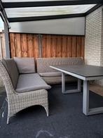 lounge dining tuinset grijs (zware kwaliteit), Tuin en Terras, Tuinsets en Loungesets, Ophalen, Gebruikt, 6 zitplaatsen, Aluminium