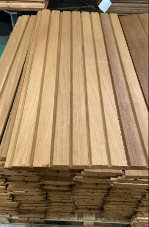 Restpartij Thermisch gemodificeerd Ayous dubbel blokprofiel, Minder dan 25 mm, Nieuw, Ophalen of Verzenden, Plank