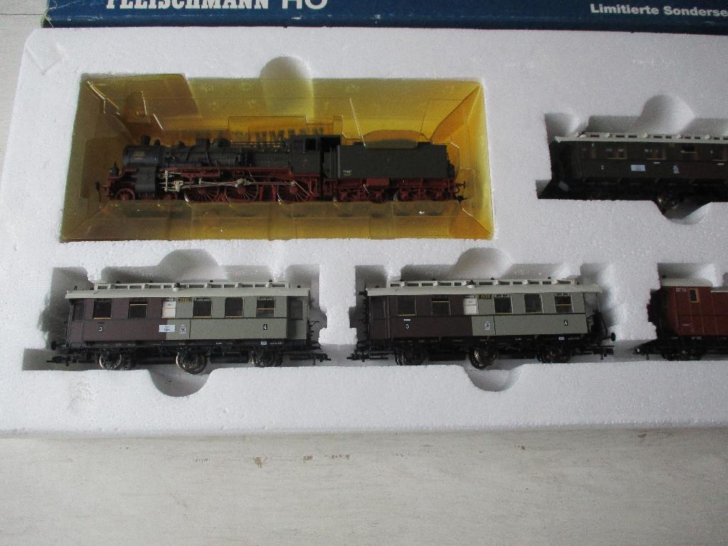 Fleischmann Set Preussischer Personenzug no 4899, Ophalen, Treinset, Gelijkstroom, Fleischmann