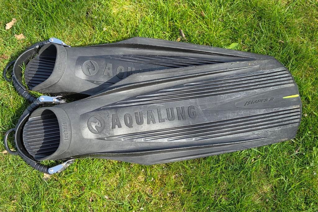 Aqualung Technisub Blades2 XL vinnen, Watersport en Boten, Duiken, Ophalen of Verzenden, Gebruikt, Zwem- of Duikvliezen