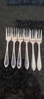 Verzilverde gebaksvorkjes, Ophalen of Verzenden, Zilver