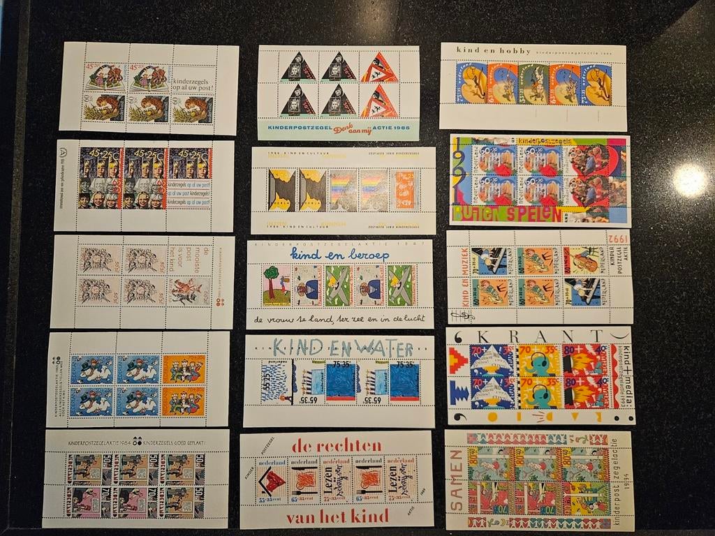 Kinderpostzegels 1980 t/m 1994, Postzegels en Munten, Postzegels | Nederland, Ophalen of Verzenden