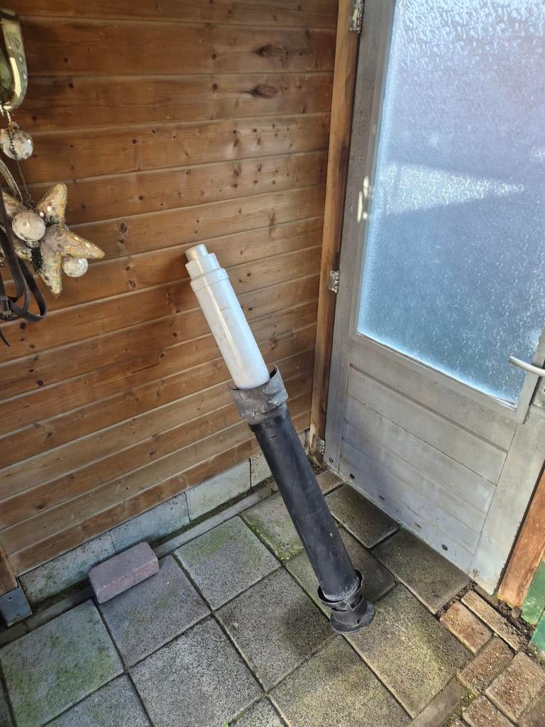 1 doorvoer pijp voor cv ketels zie foto,s., Ophalen, Minder dan 60 cm, Overige typen, Minder dan 30 cm