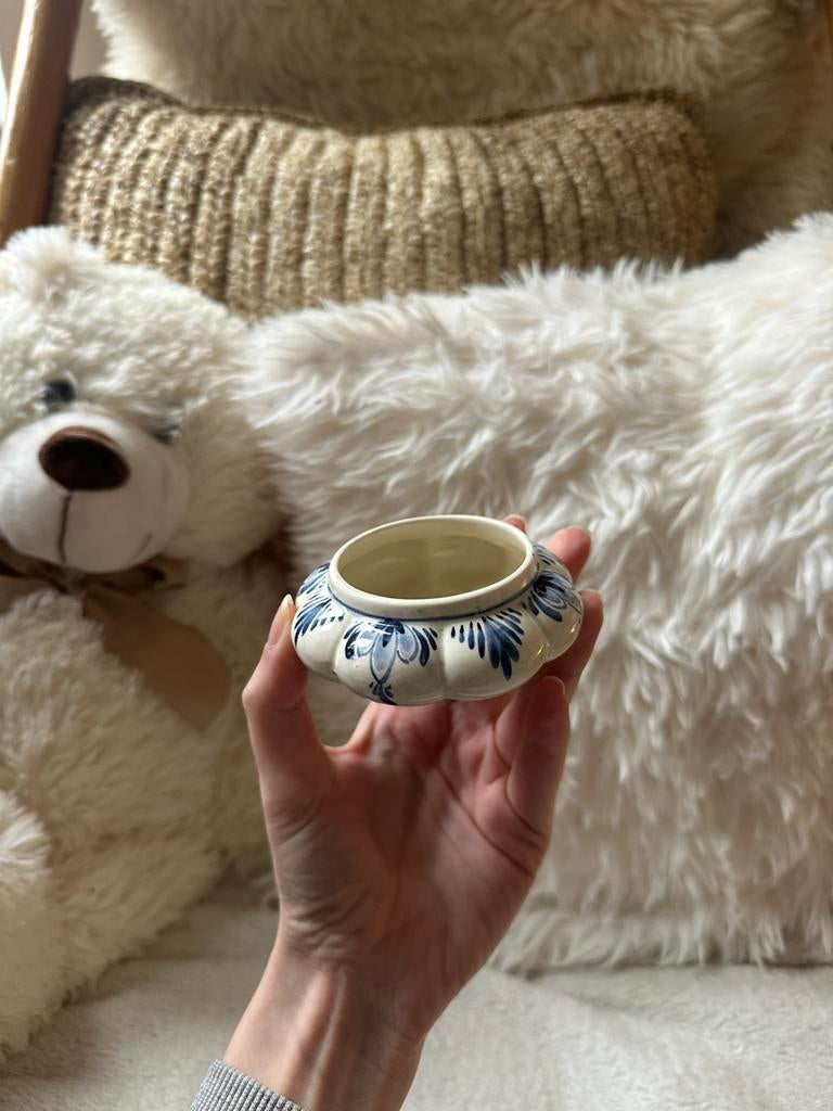 Delfts blauw lekbakje om een theezeefje op te leggen, Ophalen of Verzenden