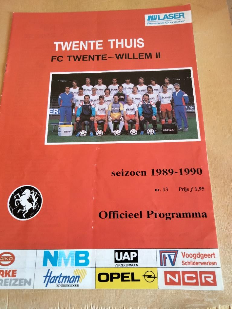Fc twente-willem 11 89-90, Ophalen of Verzenden, Gebruikt, F.C. Twente, Boek of Tijdschrift