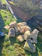 Mergel blokken - restpartij over van verbouwing, Ophalen