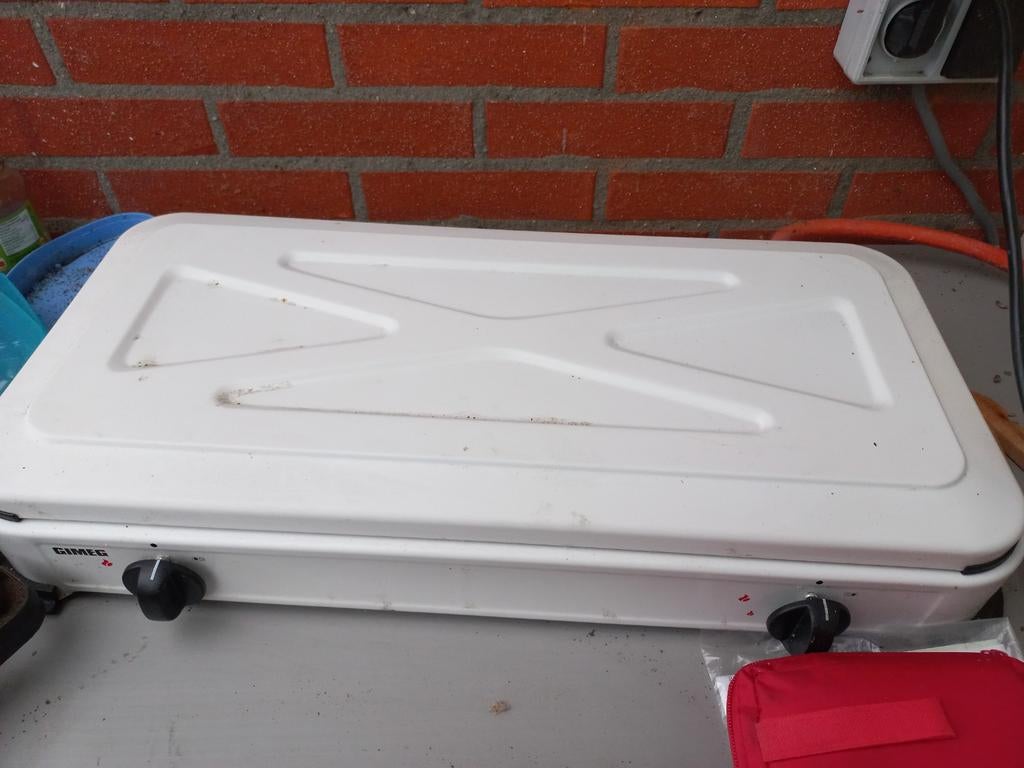 Twee pits gasfornuis zonder gasfles, Ophalen, Gebruikt, 3 kookzones of minder, Gas