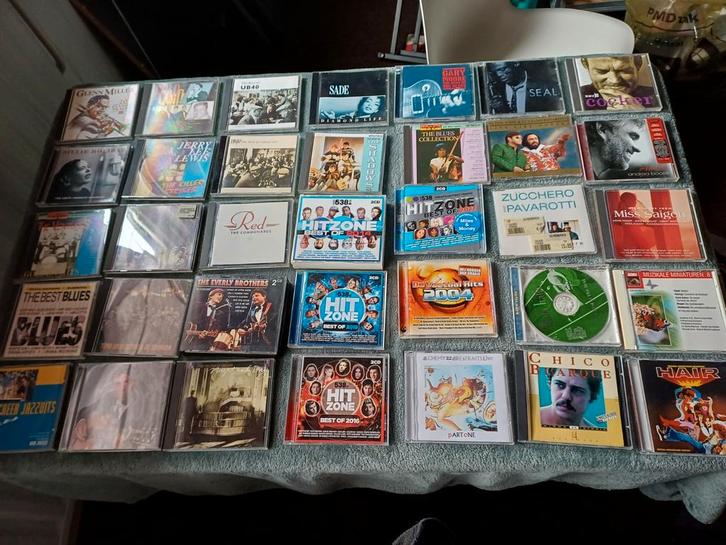 Grote collectie ORIGINELE cd's (ca. 120 stuks) + koffertjes, Cd's en Dvd's, Cd's | Overige Cd's, Gebruikt, Boxset, Ophalen