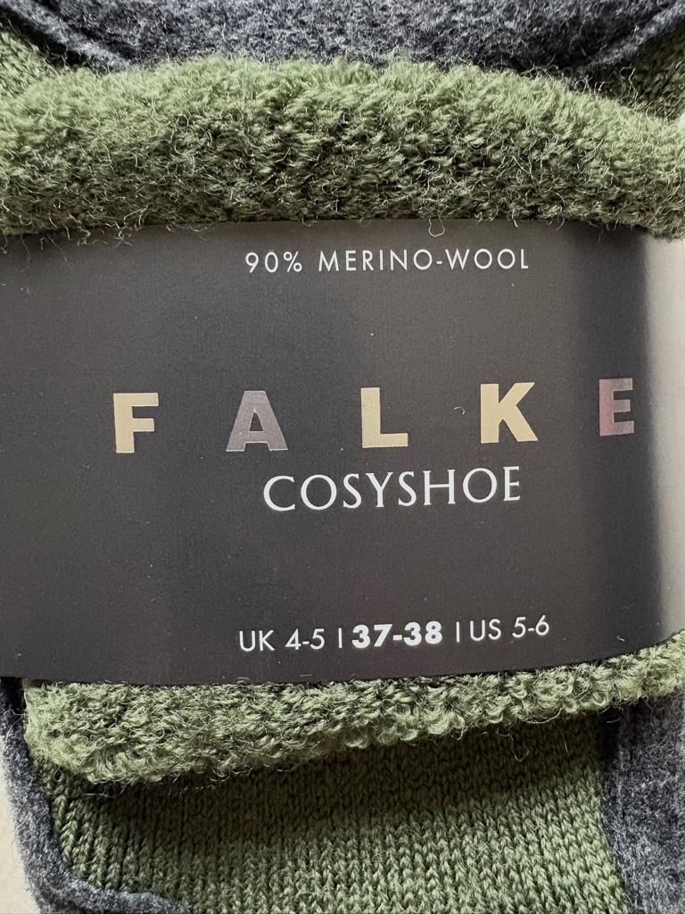 ! Nieuw ! _ Falke Cosyshoe 37-38 Mos groen, Nieuw, Pantoffels of Sloffen, Groen, Falke
