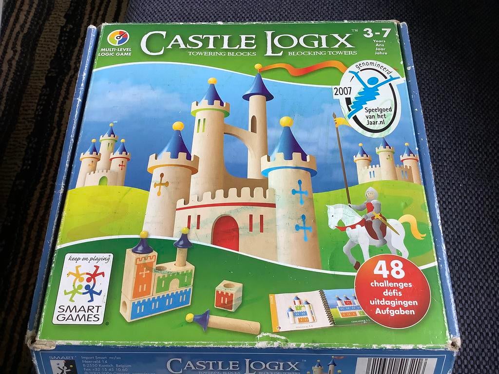 Smart games Castle Logix 3-7 jaar, Ophalen of Verzenden, Gebruikt, Puzzelen