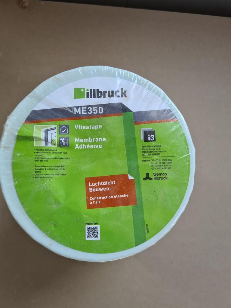Illbruck me350 vliestape, Minder dan 4 cm, Overige materialen, Nieuw, Ophalen of Verzenden