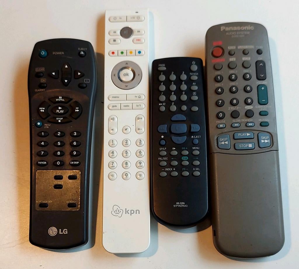 Diverse afstandsbedieningen (LG, KPN, Panasonic), Gebruikt, Overige kleuren, Minder dan 100 cm, Ophalen of Verzenden
