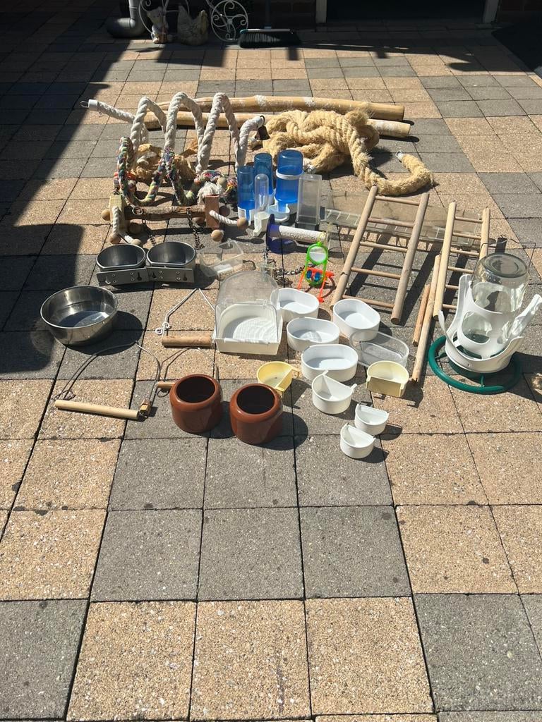 Vogelk accessoires & speeltjes, Ophalen, Gebruikt, Overige materialen, Overige typen