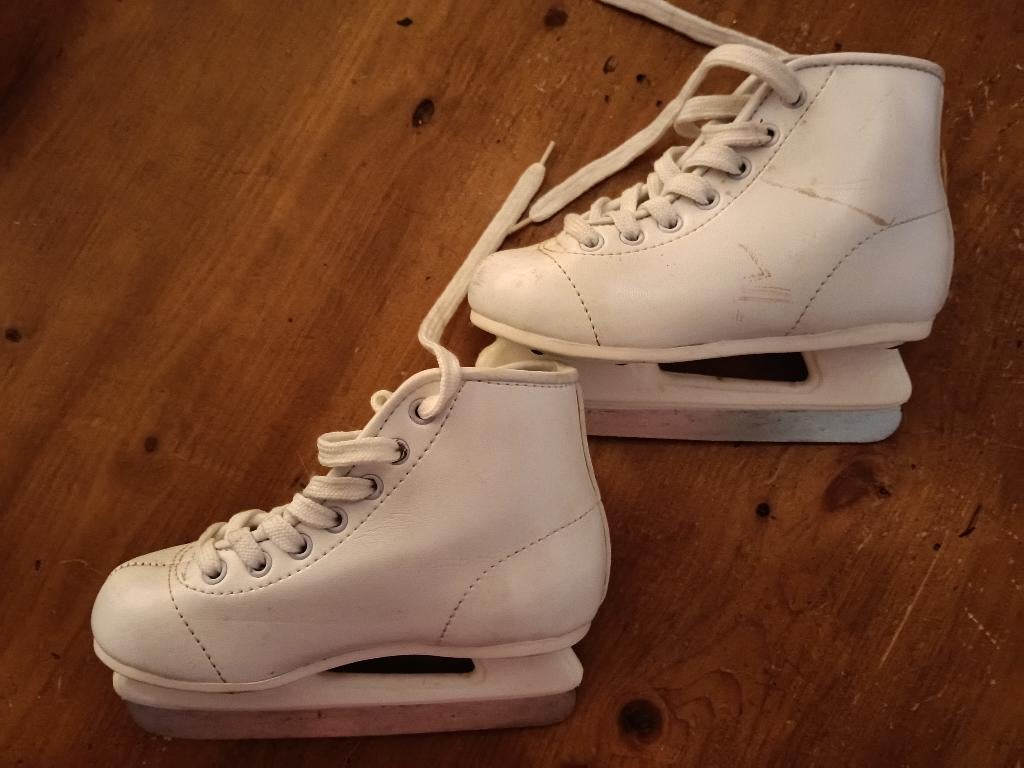 Witte kunstschaatsen, Sport en Fitness, Schaatsen, Ophalen of Verzenden, Gebruikt, Kunstschaatsen, Overige merken