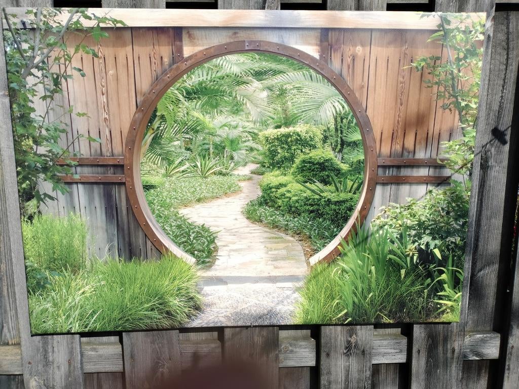 Tuinschilderij, Tuin en Terras, Ophalen, Gebruikt