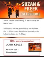 Suzan en freek kaartjes 4x, Drie personen of meer, Mei