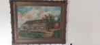 Voor oorlogsschilderij Boerderij Best, Noord-Brabant, Antiek en Kunst, Kunst | Schilderijen | Klassiek, Ophalen