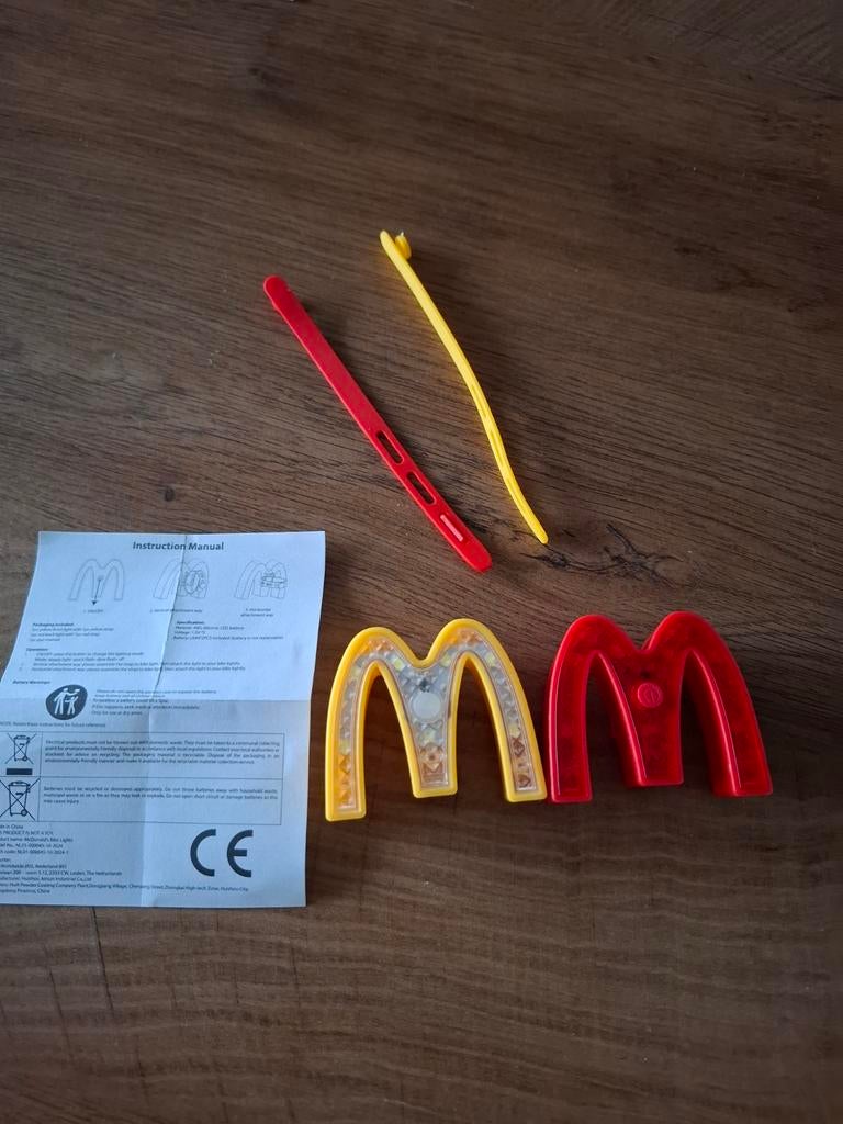 McDonald's Fietsverlichting Set - Nieuw in Verpakking, Ophalen of Verzenden, Nieuw, Batterij, Verlichtingsset