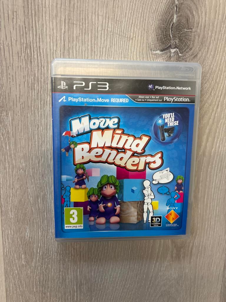 Move Mind Benders PS3 - Puzzelplezier met PlayStation Move, Puzzel en Educatief, 1 speler, Ophalen of Verzenden, Zo goed als nieuw