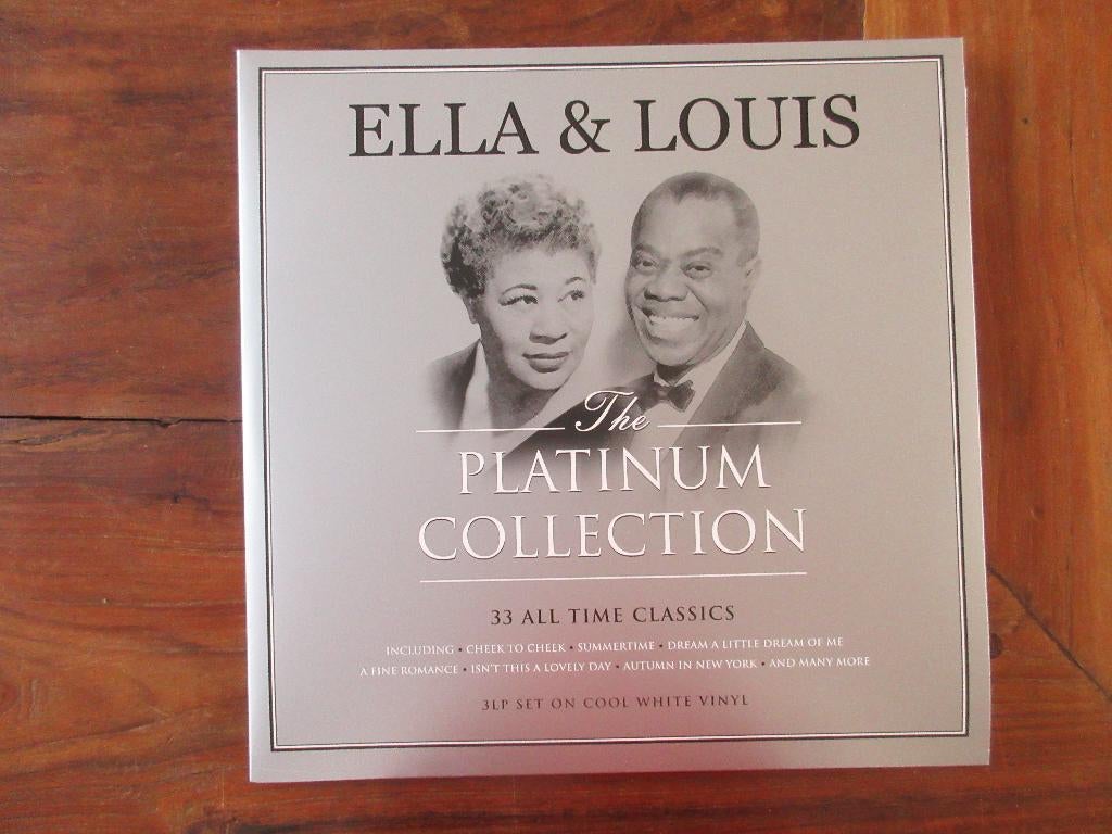 Ella  & Louis The Platinum Collection - 3LP White, Ophalen of Verzenden, Zo goed als nieuw, 12 inch