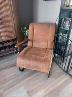 Fauteuil cognac kleur, Huis en Inrichting, Fauteuils, Ophalen, Zo goed als nieuw, 75 tot 100 cm