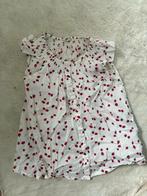 H&M Blouse met lieveheersbeestjes print (maat 128), Ophalen of Verzenden, Gebruikt, Meisje, Overhemd of Blouse