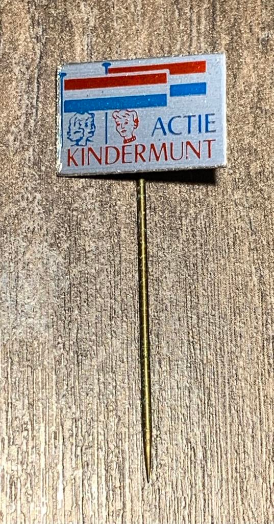 Actie KinderMunt Speldje, Postzegels en Munten, Ophalen of Verzenden