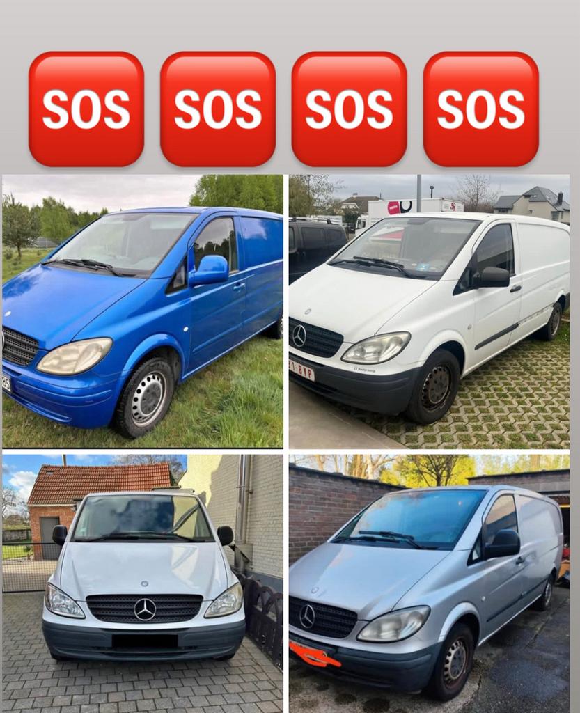 Gezocht Mercedes Vito 109/111/115 DCI‼️, Ophalen of Verzenden